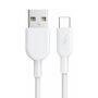 Imagem de Cabo usb tipo c Turbo Branco para Samsung A04s A14 A24 A34 A54 carregador e Dados