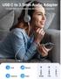 Imagem de Cabo Usb Tipo C X Jack J2 4c - Fone + Microfone - Tebera