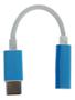 Imagem de Cabo Usb Tipo C X Jack J2 4c - Fone + Microfone - Tebera