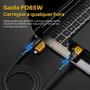 Imagem de Cabo Usb Turbo Rápido 65W 4 Em 1 Carregador Tipo C Para Lightning 1,2M