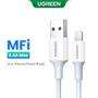 Imagem de Cabo Usb Ugreen Lightning MFI 1mt 2.4A