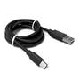 Imagem de Cabo USB-USB C C3Plus CB-C11BK, Preto, 1m, 2A