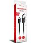 Imagem de Cabo USB X Micro USB 2M 2A CB-M20BK Preto C3 TECH