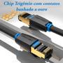 Imagem de Cabo Vention Rede Rj45 Cat8 40gbps 2000mhz 15m 15 Metros