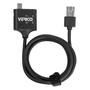 Imagem de Cabo Verico VC05 - USB/Micro USB - 4 Em 1 - Preto