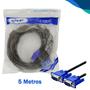 Imagem de Cabo Vga Para Vga 5 Metros Com Filtro Knup Kp-5002-5M