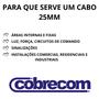 Cabo via unica bitola de 25mm Com 5 Metros - cobrecom Imagem de Cabo via unica bitola de 25mm Com 5 Metros