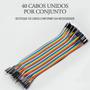 Imagem de Cabo Wire Jumper 20cm 40 Fios Macho-macho Protoboard Arduino
