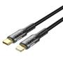 Imagem de Cabo wiwu geek tipo-c x lightning 30w 120cm preto 4114