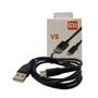 Imagem de Cabo Xiaomi V8 Turbo Original: Carregue Rápido seu Xiaomi com Entrada Micro USB