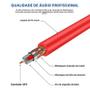 Imagem de Cabo XLR Macho para Fêmea Balanceado com Cancelamento de Ruído para Microfone e Alto-Falante