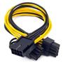 Imagem de Cabo Y Duplicador Pci Express Splitter 8 Pinos 2x (6+2) GPU VGA Mineração HWT
