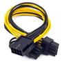 Imagem de Cabo Y Pci Express Splitter 8 Pinos Robusto Mineração - HWT