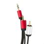 Imagem de Cabos P2 Estereo Rca Profissional - 5 Metros - Kit Com 5