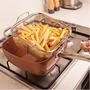 Imagem de Caçarola Antiaderente MaxChef Frita sem Óleo Não Gruda 25cm