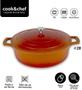 Imagem de Caçarola Baixa Antiaderente 28Cm Cook&Chef - Vermelho