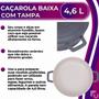 Imagem de Caçarola Baixa com Tampa 28cm Cook&chef Tradicional Elétrico Indução - Capacidade 4,6L - Mimo Style