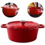 Imagem de Caçarola Brinox Tampa 3,5L Sauté Vermelho - 57503/157 Uni