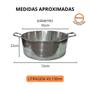 Imagem de Caçarola de Alumínio Fundido N55 com Tampa - Aluminio Jr