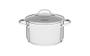 Imagem de Caçarola Funda Tramontina Una em Aço Inox com Fundo Triplo e Tampa de Vidro 16 cm 1,8 L