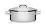 Imagem de Cacarola solar rasa em aco inox fundo triplo com tampa e alcas 24 cm 4.7 l tramontina