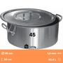 Imagem de Cacarola Standard Nr45 30,4L - Real 9145