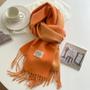Imagem de Cachecol de Caxemira Dupla Face - Pashmina Quente para Inverno