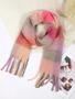 Imagem de Cachecol Feminino Quente E Grosso De Cashmere, Xale De Inverno Longo Com Franjas, Pashmina Estilo
