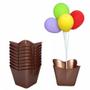 Imagem de Cachepô Com suporte de balão bexiga cachepô de plastico para festas