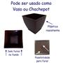 Imagem de Cachepos Rattan Quadrado Mini - Kit 10 Unidades Vaso Azaleia Orquidea