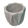 Imagem de Cachepot cement geometric cinza 13x13x12cm