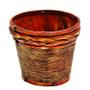 Imagem de Cachepot de madeira com bambu