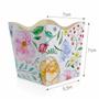 Imagem de Cachepot de Papel Pote 6 PP 7x7x5,5cm Floral Draw com 10 un