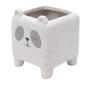 Imagem de Cachepot Decor De Concreto Sleeping Panda Cinza 8 X 8 X 10cm Urban