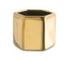 Imagem de Cachepot Hexagono Dourado em Ceramica 12961 Mart