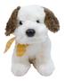 Imagem de Cachorro Laço Orelhas Marrom 17cm Pelúcia Fofy Toys