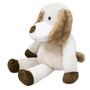 Imagem de Cachorro Mancha Marrom Olho Sorrindo 27cm - Pelúcia
