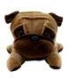 Imagem de Cachorro Pug De Pelúcia Deitado 46 Cm Marrom Fofy Toys