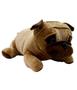 Imagem de Cachorro Pug De Pelúcia Deitado 46 Cm Marrom Fofy Toys
