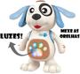 Imagem de Cachorro Robô Dança Canta Late Com Luz e Som Brinquedo Infantil Para Meninos Azul