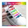 Imagem de Cadarço deSilicone Tenis Kit com 12 Peças Colorido