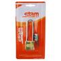 Imagem de Cadeado 30 mm com Haste Longa Zamac Latonado E-Coat com 2 Chaves Stam