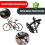 Imagem de Cadeado Antifurto Chave Cabo Aço 14mm X 80cm Moto Bicicleta