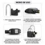 Imagem de Cadeado Com Alarme Sonoro Anti-furto Com Sirene 110db Cor Preto