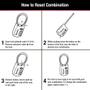 Imagem de Cadeado de Bagagem Master Lock com Combinação Personalizável - Aprovado pela TSA