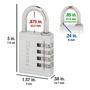 Imagem de Cadeado de Combinação Master Lock 643D - 1 Pacote