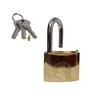 Imagem de Cadeado Grande 63mm TrianGle Robusto Corpo Maciço Haste Inox Cimentada Forte