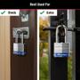 Imagem de Cadeado Master Lock 3TRILF - Com Chave - Pacote com 3
