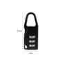 Imagem de Cadeado Mini com Senha 3 Digitos MZ - 21626 Pequeno Mochila Mala