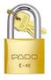 Imagem de Cadeado Pado Sm E-40 Original Com 2 Chaves Latão 40 Mm 